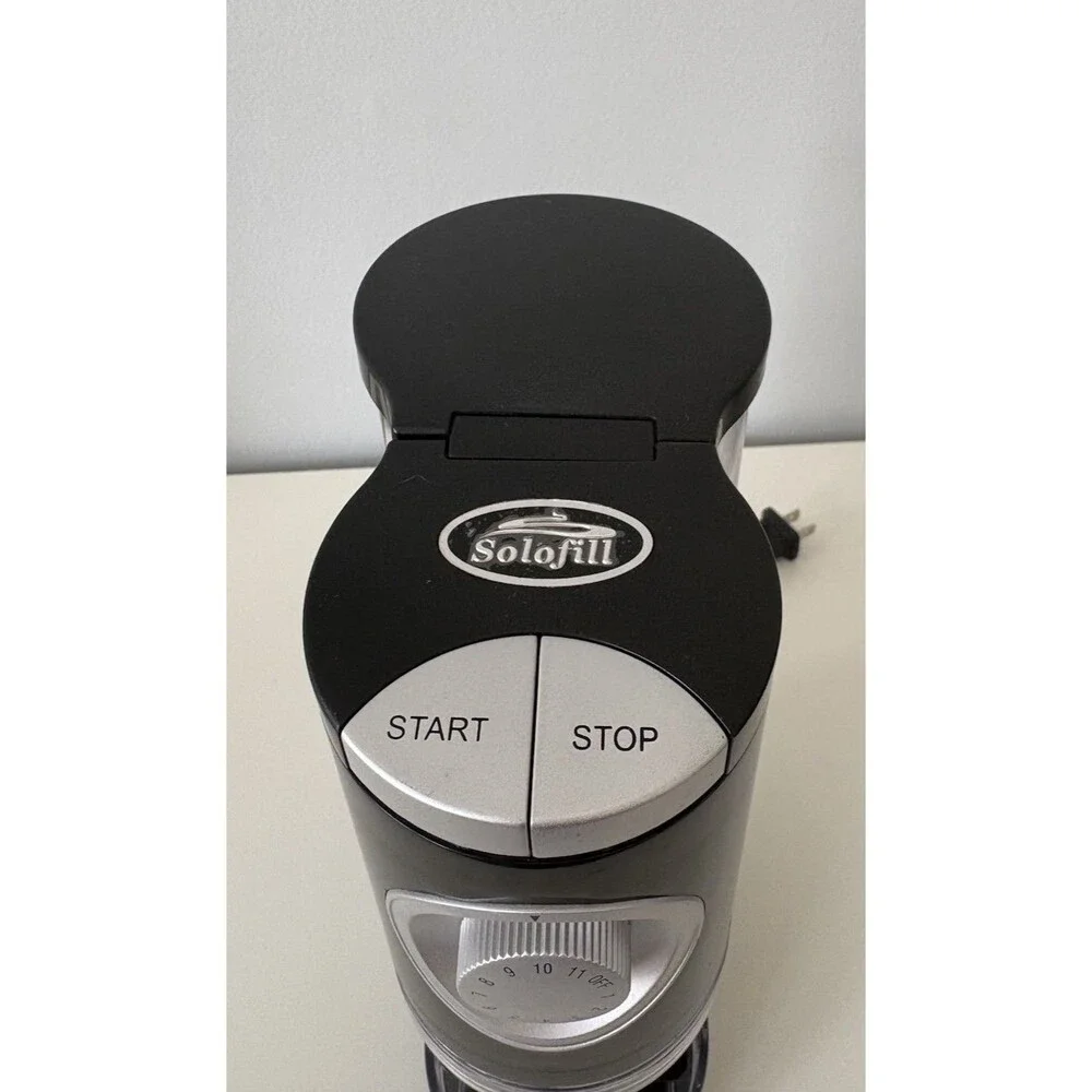 Solo Grind 2 In 1 Automatic Single Serve Coffee Burr Grinder For Use w/Keurig